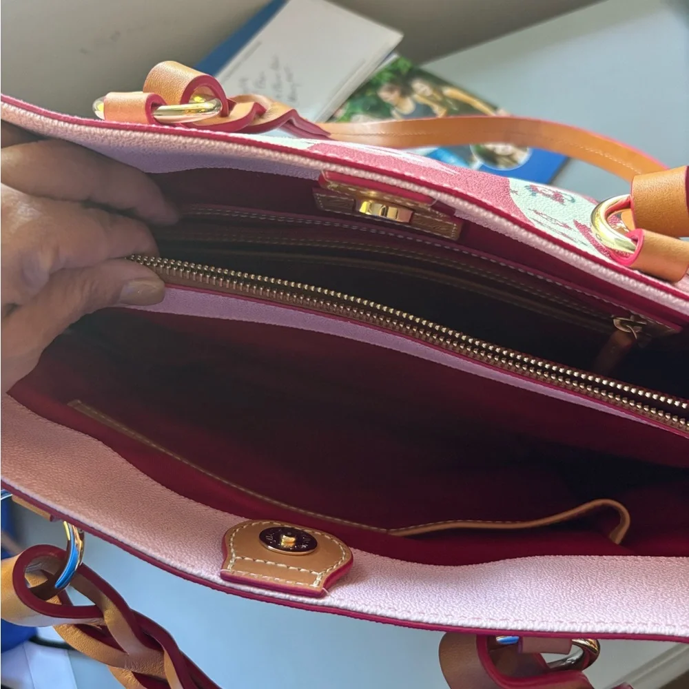 Disney UK Dooney & Bourke Pink and Brown Minnie Mouse Tote - Picture 3 of 4